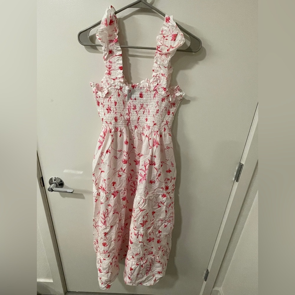 Hill House The Ellie Nap Dress Rose Botanical